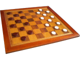 a-traditional-style-draughts-board-set-out-for-play